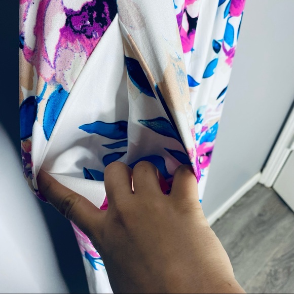 Sweet Lovely By Jen Floral Strapless Maxi Dress - Picture 7 of 7